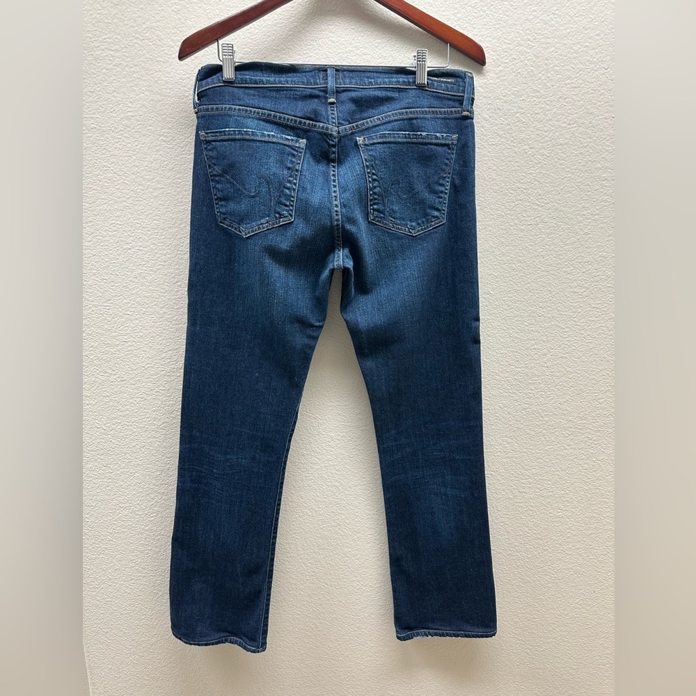 Citizens of Humanity Dark Blue Denim Bootcut Jeans - Picture 4 of 6
